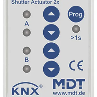 Attuatore per persiana KNX AMD MDT JAL-0210.02 2-can 8A 300W 230VAC 2UM 