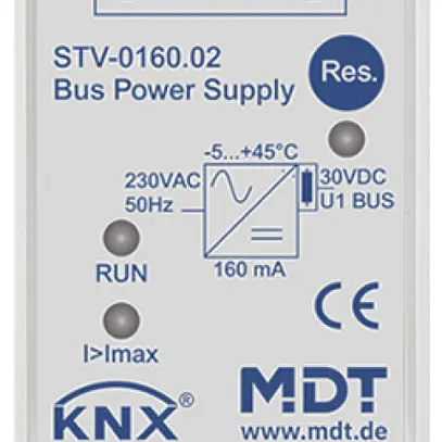 Alimentazione KNX AMD MDT STV-0160.02 29V 160mA1 linea 1 bobina di blocco 2UM 