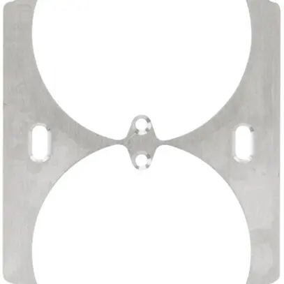 Befestigungsplatte Hager Gr.I-I Achsdistanz 60mm 77×137mm 