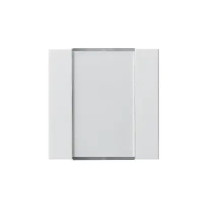 Frontset Hager kallysto 2×KNX systemlink/easylink weiss 