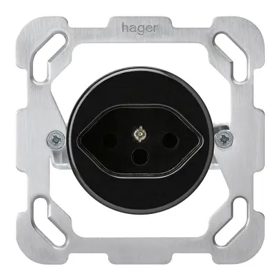 Insert pour prise ENC basico type 13 plaque de fixation noir sécurité enfants 