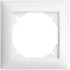 Abdeckrahmen EDIZIOdue 1×1 weiss 