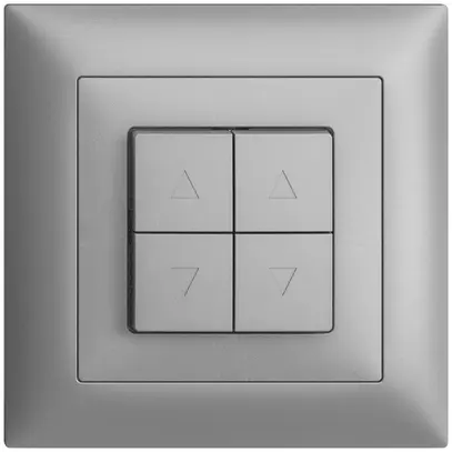 Interruttore per tapparella INC EDIZIOdue FMI silver 2 canali 