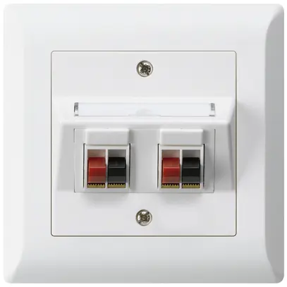 Presa INC audio kallysto.line 2×bianco morsetto per 2 altoparlante 