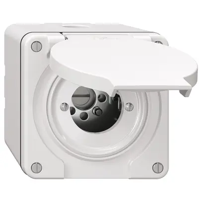 Contatto rotativo NAP NEVO, senza cilindro, KS, 0 <- 1, bianco 