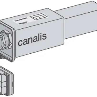 Schienenverteiler Canalis KBB 40A3LNPE W 