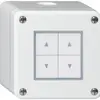 Pulsante per tapparelle AP robusto IP55 bianco con 4 tasti di comando 