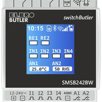 Commutatore a distanza INS ELBRO SMS-switchButler GSM/UMTS/LTE 