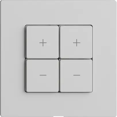 Commande pour variateur 2K/4T Edue Wiser gris clair 