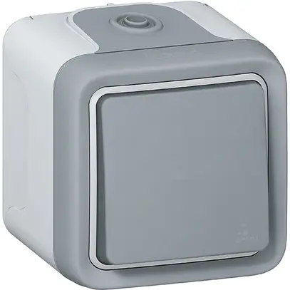 Contatto a bilico AP PLEXO 0/1L grigio 