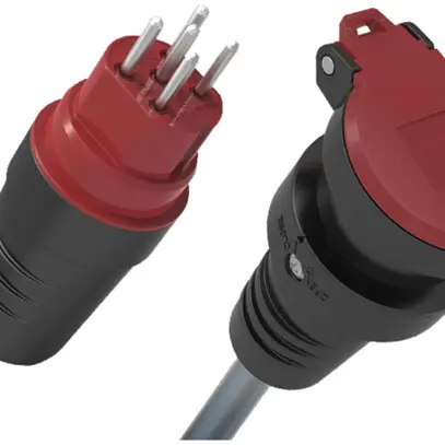 Prolunga ELBRO T15/T15 H07RN-F5G1.5mm² GDV 10m IP55 nero 