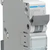 Leitungsschutzschalter Hager MCB 1P 230V Typ C 2A Icn 6kA 1TE 