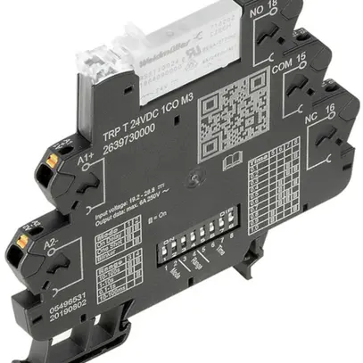 Relè a tempo WM TRP T 24VDC 1CO M3, ingresso di controllo, 1W 6A, PUSH IN 