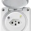 Presa FI INC robusto C T23 30mA bianco 