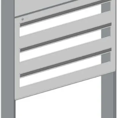 Coffret de distribution AP Hager ABT 2 places compteur 3-rangées 2UM 506×1015mm 