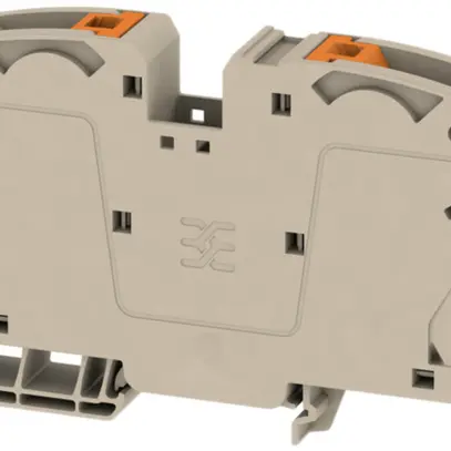 Durchgangs-Reihenklemme Weidmüller A2C PUSH IN 2×35mm² TS35 beige 