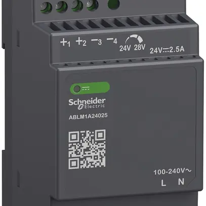 Alimentazione elettrica SE MODULAR, temporizzata, 100…240VAC, 24VDC, 2.5A, 60W 