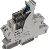 Socle à ficher avec relais WAGO 24VDC 1O+F, LED, manuel 