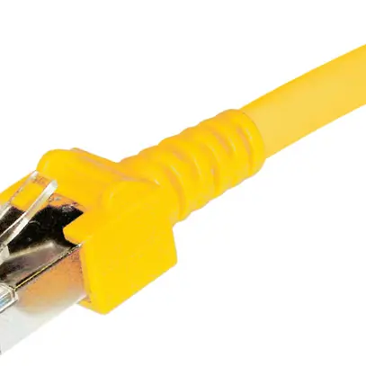 Cavo patch Dätwyler CU RJ45 30m giallo S/UTP Kat.5e 