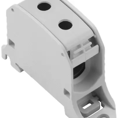 Bloc répartiteur Weidmüller WPD 130 1×50/1×50mm² 120A 1000V TS35 gris 