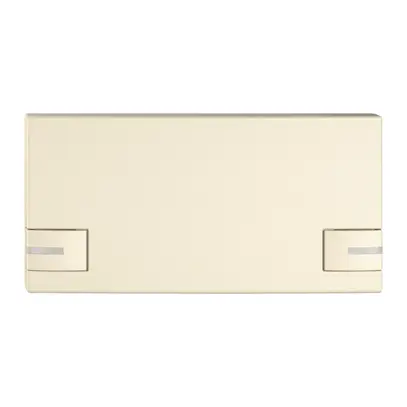 Poussoir 1/2 EDIZIO.liv SNAPFIX® p.KNX&UNI a.LED comm.à 2 touches cr 