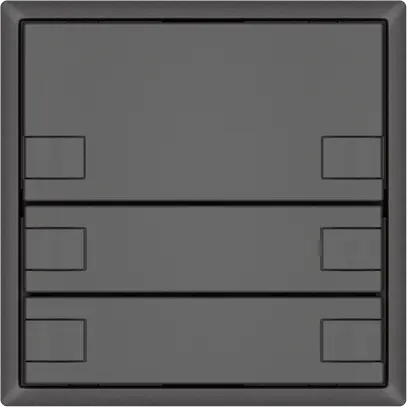 Pulsante universale EDIZIO.liv UNI SNAPFIX® 12…48V s.LED 3× com.2T grs 