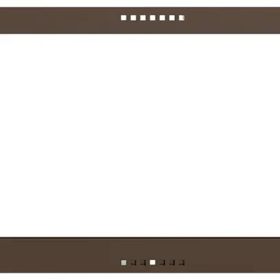 Plaque frontale EDIZIOdue pour KNX-Panel 7" coffee 