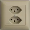 Prise ENC EDIZIOdue 2×T13 sand 1×S 