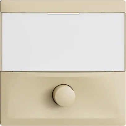 Tasto con porta-etichetta EDIZIOdue vanille 