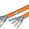 Câble réseau S/FTP, 1km, orange Cat.7, AWG23, LSOH3, 1000Mhz, Cca s1a d1 