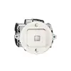 Interrupteur poussoir lum. 6/1L blanc FH, orientation LED jaune 
