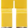 Connessione trasversale WM WQV 4/2 avvitato 2L passo 6.1mm isolato 41A giallo 