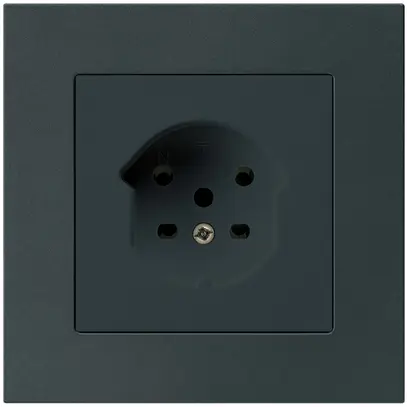 Prise ENC HA kallysto.pro type 15 avec bornes enfichables noir 