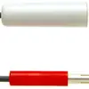 Prüfstecker Woertz mit Adapter 2.8/4mm rot 