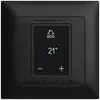 UP-Raumthermostat EDIZIOdue FMI schwarz mit Display, Fussboden- und Raumregler 