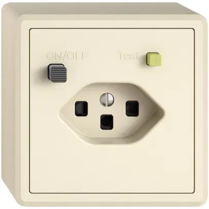 Presa FI AP EDIZIO.liv 1×T23 con shutter cr 