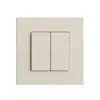 Commande pour interrupteur 2K/2T Edue Wiser crema 