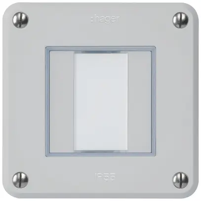 Tasto INC robusto C KNX 2× grigio chiaro s/e-link 