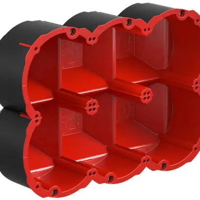 Boîte pour paroi creuse AGRO 3×2 Quickbox Maxi Ø83mm EI30-EI90 