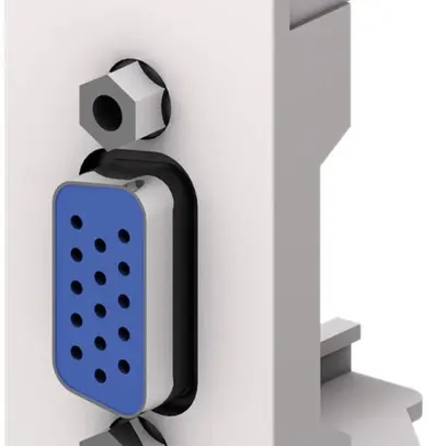 Modulo VGA Cecoflex per sistema di montaggio AV, f/f, bianco 