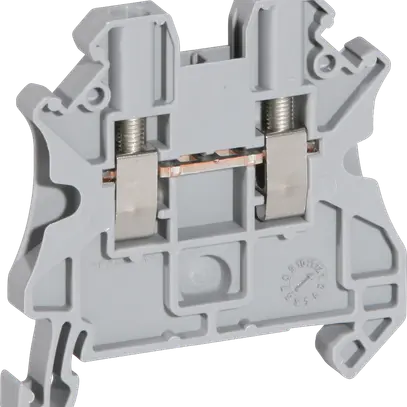 Borne de jonction 0.14…4mm² gris AWG26…12 