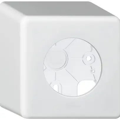 Boîtier AP basico blanc h=64mm Ø43mm 