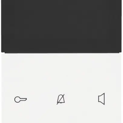 Kit postazione video interna AP Hager elcom.touch 2-fili incl.cornice design bi 