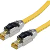 Patchkabel RJ45 ROLINE Solid Kat.8.1 S/FTP AWG22 LSZH gelb 3m 