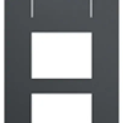 Abdeckrahmen Video ABB-Welcome, für 1/5 (5 Module), Al anthrazit 