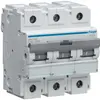 Leitungsschutzschalter Hager MCB 3P 400V Typ C 100A Icn 15kA 4.5TE 