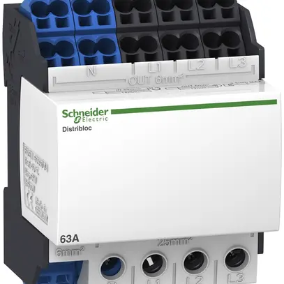 Morsettiera Schneider Electric 63A 4-poli 