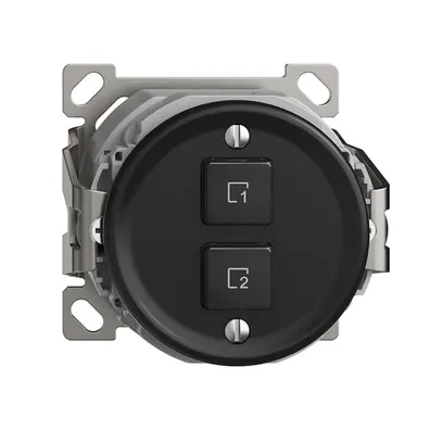 Pulsante scena AP 2 scene verticale/2T WLAN Sdue Wiser nero 
