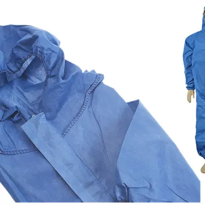 Vestito monouso grd.XL cat.3, tipo 5+6, CE0120, blu 