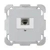 Inserto p.presa di raccordo kallysto 1×RJ45s grigio chiaro con piastra fissaggio 